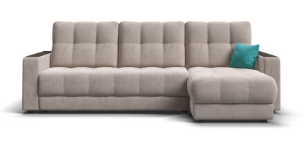 Угловой диван BOSS 3.0 Classic XL велюр Monolit латте в Самаре 