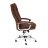 Кресло компьютерное TC Softy Lux флок коричневый в Самаре 
