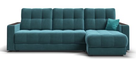 Угловой диван BOSS 3.0 Classic XL велюр Monolit зеленый в Самаре 