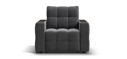 Кресло-кровать Dandy 2.0 велюр Monolit серый в Самаре 