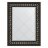 Зеркало с гравировкой в багетной раме Evoform черный ардеко 81 мм 55x72 см в Самаре 