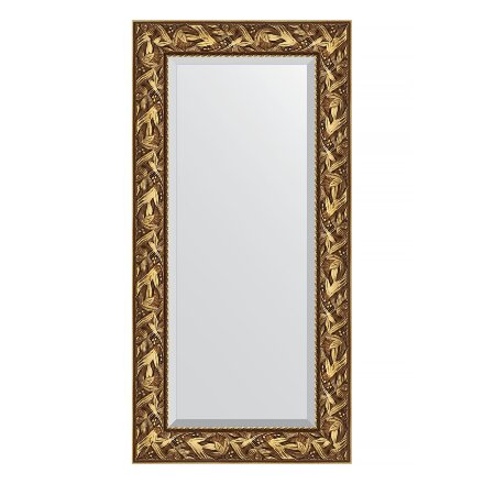 Зеркало с фацетом в багетной раме Evoform византия золото 99 мм 59х119 см в Самаре 