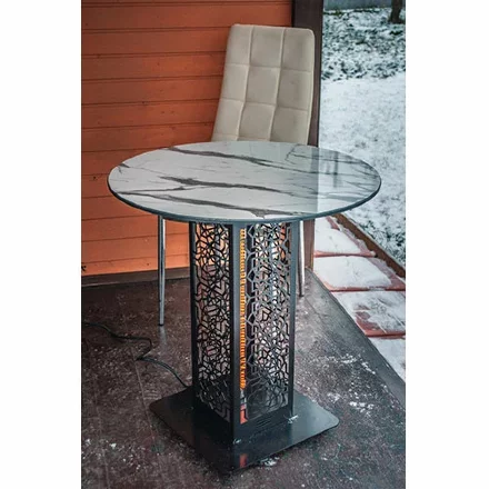 Стол с подогревом Hottable R1002 afyon marble в Самаре 
