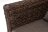 Двухместный диван из искусственного ротанга Капучино гиацинт коричневый в Самаре 