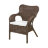 Кресло Rattan grand dubai с подушкой medium brown в Самаре 