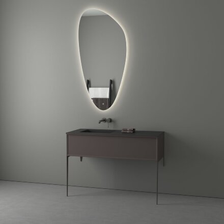 Зеркало Evoform с LED-подсветкой 31 W 70х140 см Сенсорный выключатель Нейтральный белый свет в Самаре 