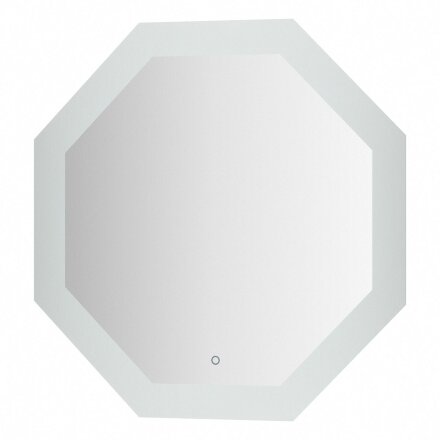 Зеркало Evoform с LED-подсветкой 25,5 W 80х80 см Сенсорный выключатель Нейтральный белый свет в Самаре 