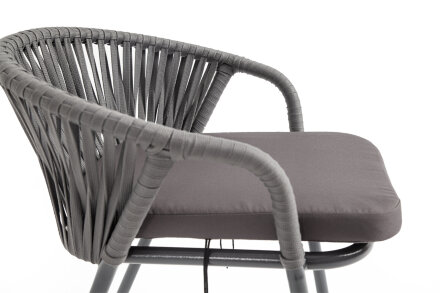 Плетеный стул из роупа Женева Gray в Самаре 