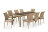 Комплект плетеной мебели T365/Y380B-W65 Light Brown Афина в Самаре 
