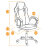 Кресло компьютерное TC металлик/оранжевый 135х50х64 см в Самаре 
