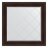 Зеркало с гравировкой в багетной раме Evoform темный прованс 99 мм 89x89 см в Самаре 