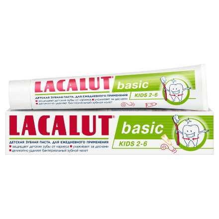 Зубная паста  Lacalut basic kids 2-6 лет 60 г в Самаре 