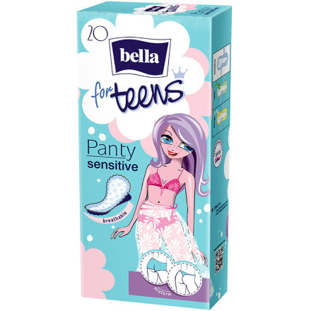 Прокладки Bella Panty For Teens Sensitive 20 шт в Самаре 