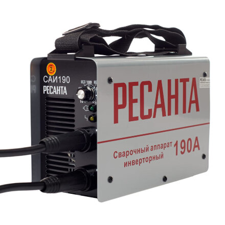 Сварочный аппарат инверторный Ресанта САИ-190 , 190 ампер , комплект кабелей в Самаре 
