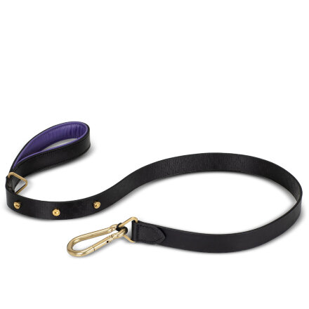 Black Purple Brass Wide Поводок для собак в Самаре 
