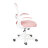 Кресло ТС 57х47х106 см ткань розовый в Самаре 