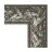 Зеркало с фацетом в багетной раме Evoform византия серебро 99 мм 49х59 см в Самаре 