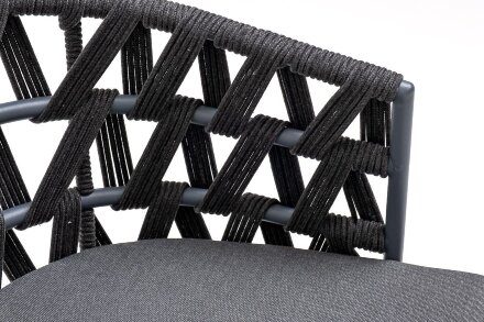 Плетеный стул из роупа Диего темно-серый в Самаре 