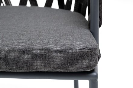 Плетеный стул из роупа Диего темно-серый в Самаре 