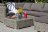 Столик из искусственного ротанга гиацинт Лунго серый в Самаре 
