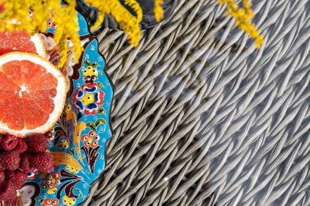 Столик из искусственного ротанга гиацинт Лунго серый в Самаре 