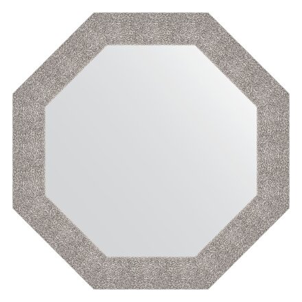 Зеркало в багетной раме Evoform чеканка серебряная 90 мм  76,6х76,6 см в Самаре 