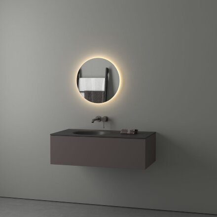 Зеркало Evoform с LED-подсветкой 12 W Ø50 см Без выключателя Теплый белый свет в Самаре 