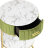 Тумба прикроватная Glasar зелёная с белым мрамором 41х40х61 см в Самаре 