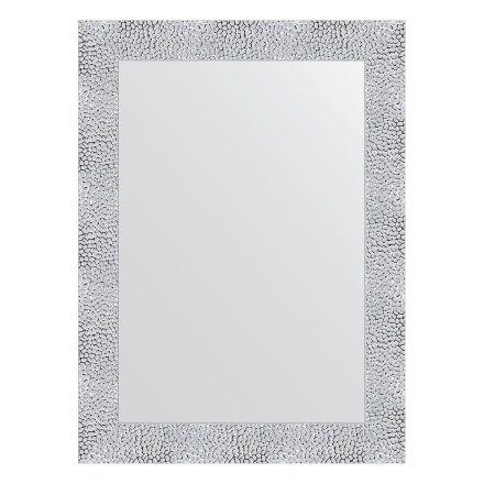 Зеркало в багетной раме Evoform чеканка белая 70 мм 56x76 см в Самаре 