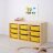 Ящик для хранения с контейнерами TROFAST 9М желтый Икеа в Самаре 