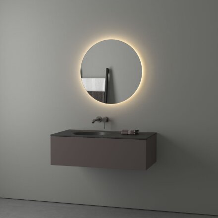 Зеркало Evoform с LED-подсветкой 18 W Ø70 см Без выключателя Теплый белый свет в Самаре 