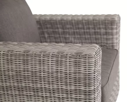 Кресло из искусственного ротанга Боно серое в Самаре 