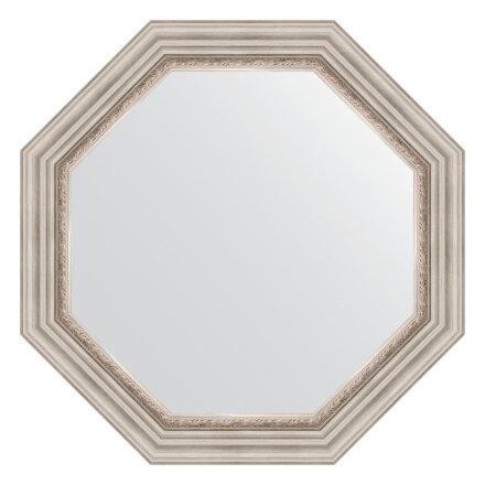 Зеркало в багетной раме Evoform римское серебро 88 мм 76,6х76,6 см в Самаре 