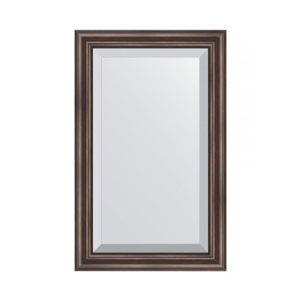 Зеркало с фацетом в багетной раме Evoform палисандр 62 мм 51х81 см в Самаре 