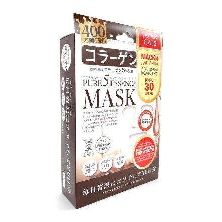 Маска Japan Gals с коллагеном Pure5 Essential 30 шт в Самаре 