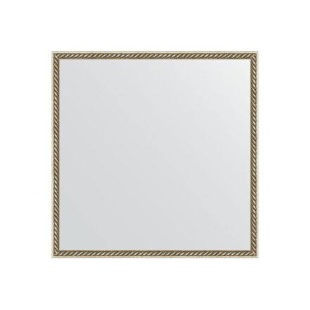 Зеркало в багетной раме Evoform витая латунь 26 мм 68х68 см в Самаре 