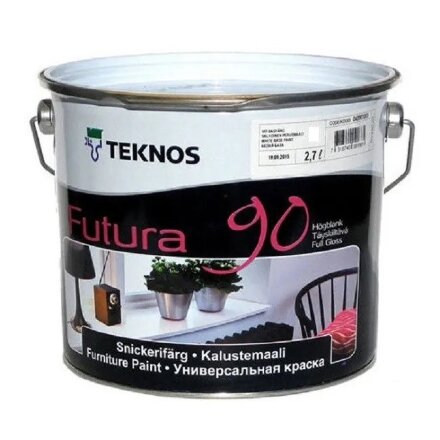 Краска Teknos Futura-90 рм3 3/2.7л в Самаре 