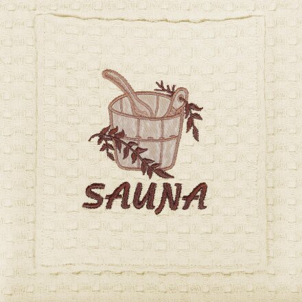 Парео женское вафельное Asil Sauna beige 70х140см в Самаре 