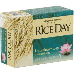 Мыло CJ Lion Rice Day с экстрактом лотоса 100 г