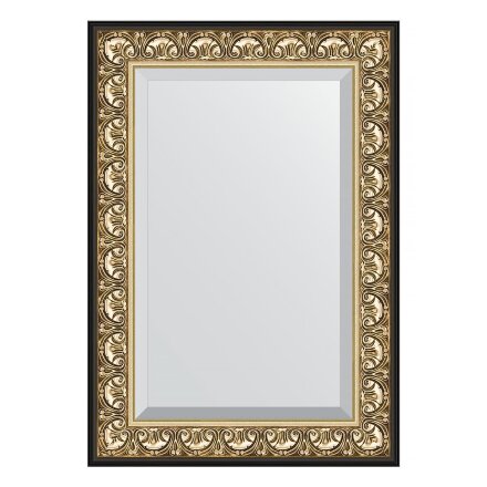 Зеркало с фацетом в багетной раме Evoform барокко золото 106 мм 70х100 см в Самаре 