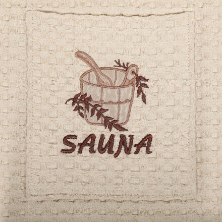 Парео женское вафельное Asil Sauna brown 70х140 см в Самаре 