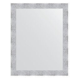 Зеркало в багетной раме Evoform чеканка белая 70 мм 76x96 см