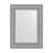 Зеркало с фацетом в багетной раме Evoform серебряная кольчуга 88 мм 57x77 см в Самаре 
