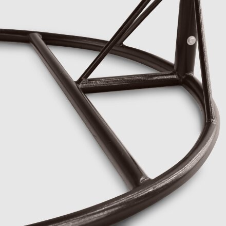 Кресло подвесное Ns Rattan темно-коричневое с бежевым в Самаре 