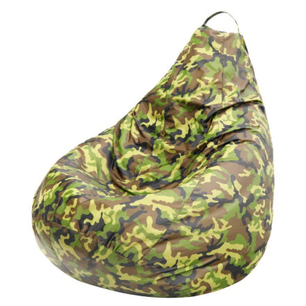 Кресло мешок Dreambag Груша оксфорд камуфляжное 125х85 см в Самаре 