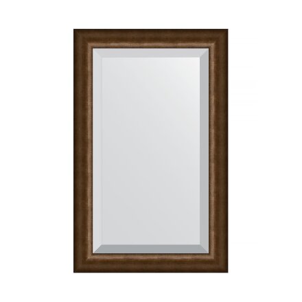 Зеркало с фацетом в багетной раме Evoform состаренная бронза 66 мм 52х82 см в Самаре 