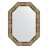 Зеркало в багетной раме Evoform серебряный бамбук 73 мм 53x73 см в Самаре 