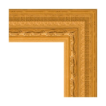 Зеркало напольное с фацетом в багетной раме Evoform сусальное золото 80 мм 110x199 см в Самаре 