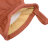Мочалка Банные штучки Королевский пилинг, варежка на резинке, 19*23 см, в ассортименте 3 цвета в Самаре 