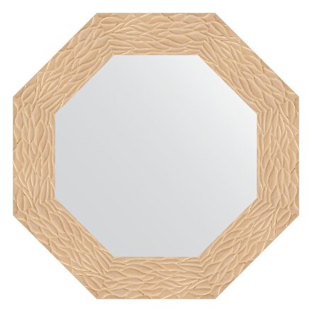 Зеркало в багетной раме Evoform золотые дюны 90 мм 61x61 см в Самаре 